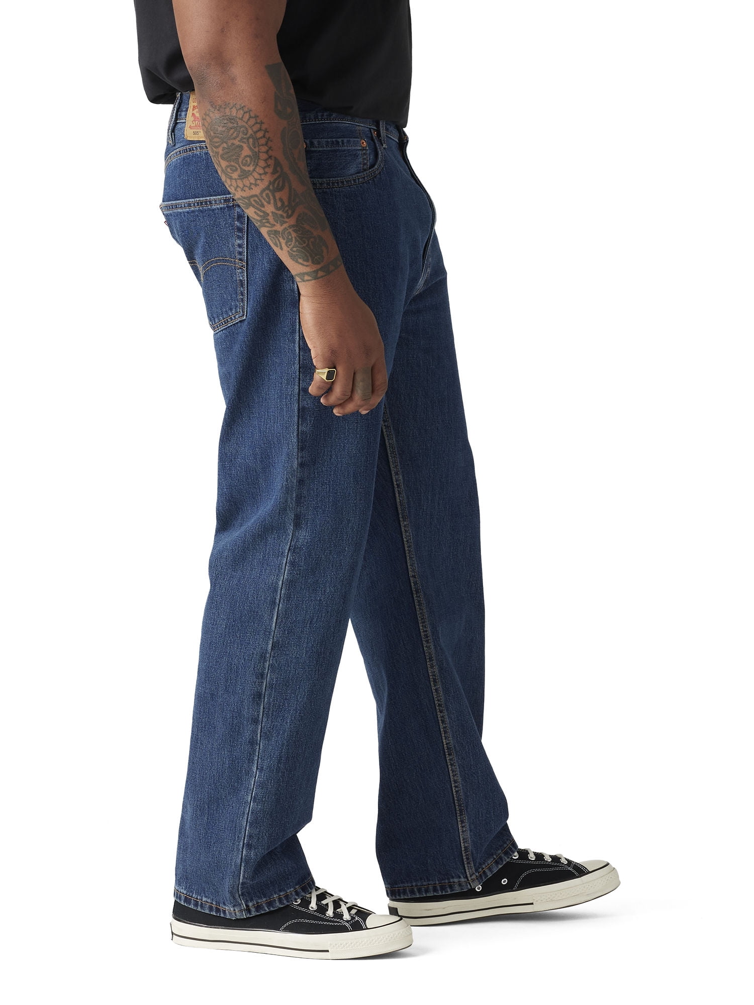 Levi's Men's Big & Tall 505 Regular Fit Jeans - Walmart.com
