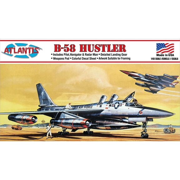 Atlantis 1:93 Convair B-58 Hustler Model Kit