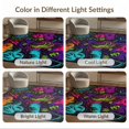 thumbnail image 7 of ODIKA 5'x7' Washable Area Rug Multicolor Halloween Scene Vibrant Spooky Motifs with Gothic for Dining Room, Under Table, Home Office, Non-Slip Chair-Friendly, 7 of 7