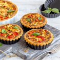 thumbnail image 5 of 13 Pcs Egg Tart Molds, 3inch Mini Tart Pans Removable Bottom, Cupcake Cake Muffin Mold Tin Pan Bakin, 5 of 5