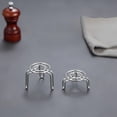 thumbnail image 3 of Mini Steaming Rack, Stainless Steaming Rack With Tall & Short Legs, Heat Insulating Egg Steamer Rack For Kettles Household Kitchen Pot Stand,Small Cup Pot Holder Cup Steaming Racks(7.5 cm), 3 of 5