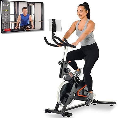 Women’s Health Men’s Health Eclipse Bluetooth Indoor Cycling Bike with MyCloudFitness App