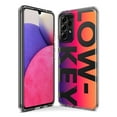 thumbnail image 3 of MUNDAZE Samsung Galaxy A72 Shockproof Clear Hybrid Protective Phone Case Purple Pink Orange Clear Funny Text Quote Low Key Cover, 3 of 5