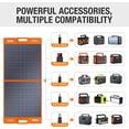 thumbnail image 6 of EBL Portable Power Station, Solar Generator 1000W and 200W Portable Solar Panel with 2 x AC Outlets, 3 x QC3.0 USB, and PD60W port for Outdoor Camping, Home Emergency, RV/Van, 6 of 7