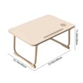 thumbnail image 3 of CNKOO Foldable Bedside Breakfast Tray With Card Slot And Cup Bracket Multifunctional Snack Table Suitable For Dining Sofa Watch Movie And Work Sturdy And Stable, 3 of 9