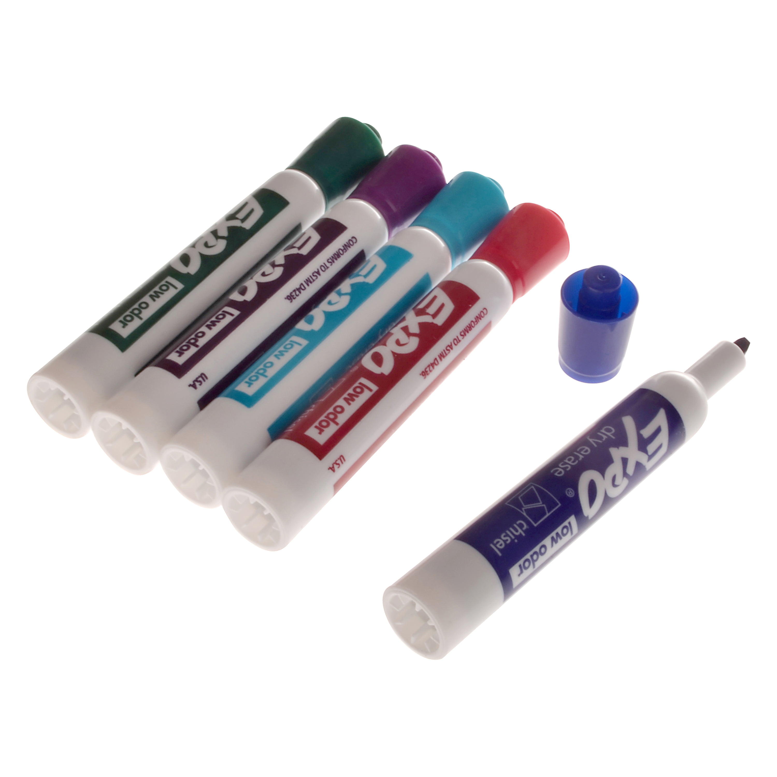 Expo® Low Odor Intense Color Dry Erase Fine Tip Markers, 4 pk - Kroger