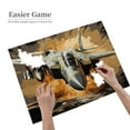 thumbnail image 2 of 1000 Piece Fighter Jet Jigsaw Puzzle For Adults – Dynamic Military Aircraft Art, Challenging Brain Exercise & Relaxing Stress Relief, Vibrant Home Decor, Unique Gift Idea, 2 of 7