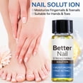 thumbnail image 5 of Lenkho Fast Acting Liquid Nail Strengthener, Clear Nail Repair Treatment with Keratin & Aloe Vera for Weak, Brittle Nails, Plant-Based Formula, Hydrates Cuticles, 15ml, 5 of 7