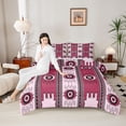 thumbnail image 4 of Castle Fairy Bohemian Aztec Twin Comforter Sets Boys Girls,Exotic Style Bedding Set, 4 of 8