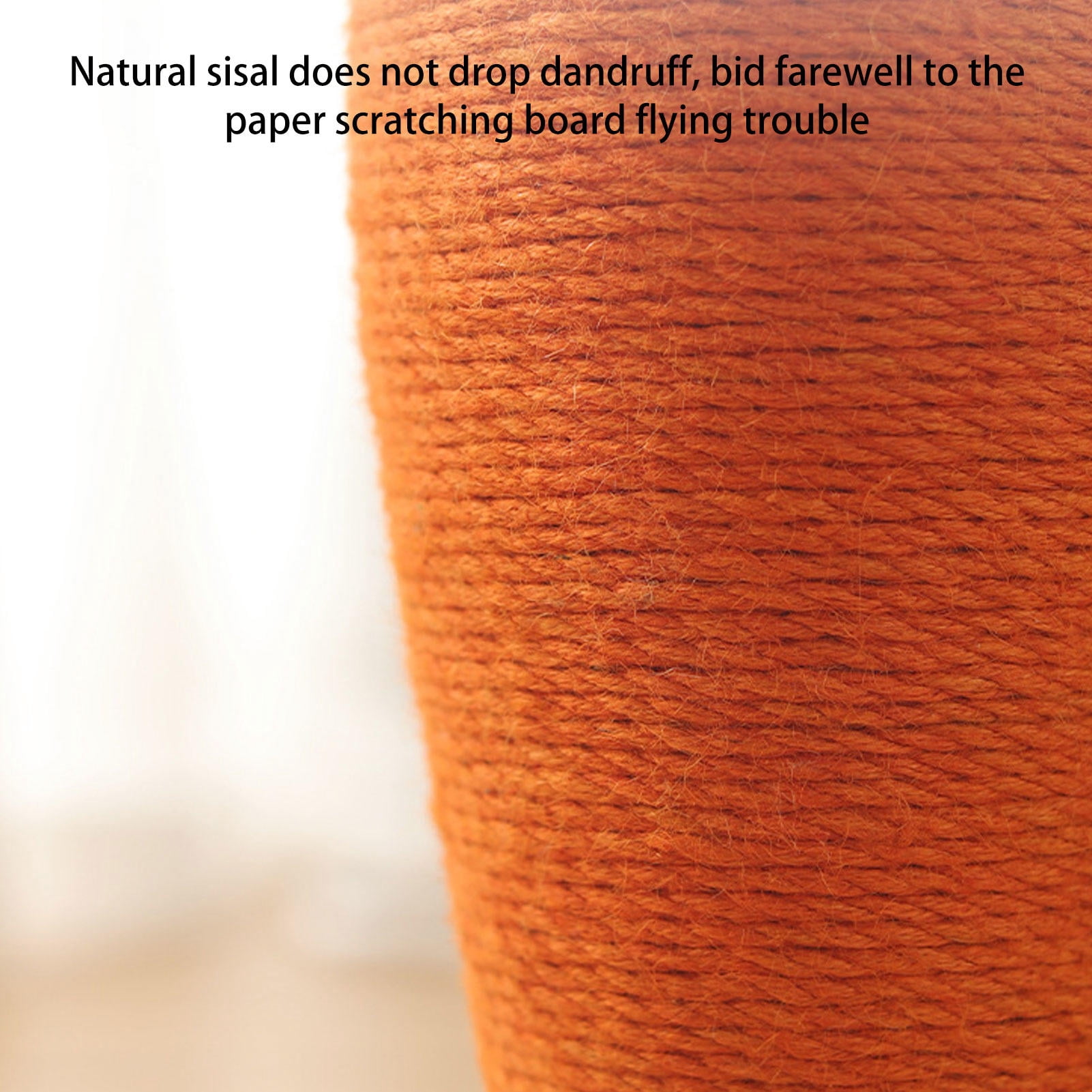 BIMZUC Cat Scratching Post Carrot Sisal Vertical Climbing Frame for Indoor Cats Kitty Training Board Claw Scratcher Interactive Toy 10.63 inches / 27 cm