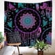 thumbnail image 3 of Tapiz de pared de mandala bohemio, hoja colgante de pared de luna y sol,, 3 of 5
