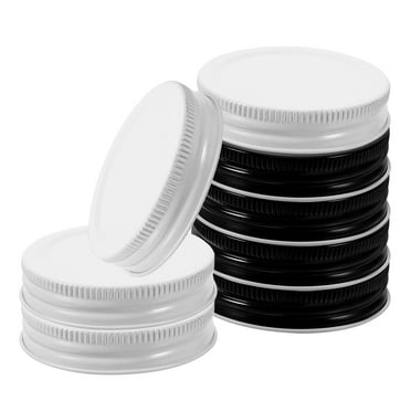 8 Pcs Mason Jar Lids Wide Mouth Small Sealing Canning Metal Cover Iron