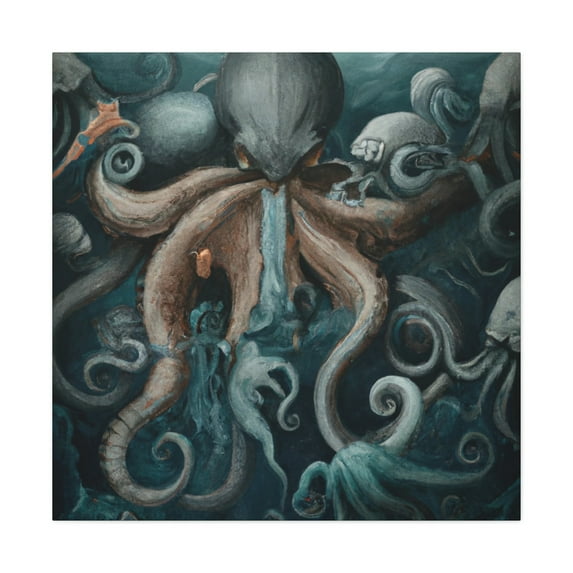 Octopus Profundus Majesty - Canvas