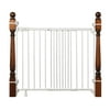 Summer Infant Metal Banister & Stair Safety Pet and Baby Gate, Wide, 32.5' Tall, Install Banister to Banister or Wall or Wall to Wall in Doorway or Stairway, Banister and Hardware Mounts -White