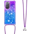 thumbnail image 3 of Funda para Motorola Edge 30 Pro Brillantina Líquida Divertida Reluciente y con Cristales en Movimiento Cuerpo Cruzado con Cordón Ajustable, 3 of 5