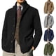 thumbnail image 1 of Suéter de otoño e invierno para hombre, cárdigan de punto de manga larga de color sólido, suéter de abrigo, flexibilidad de estilo, 1 of 5