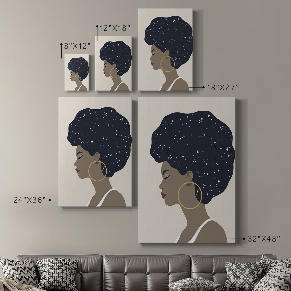 Heavenly Hair I Premium Gallery Wrapped Canvas - Ready to Hang