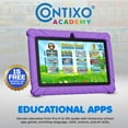 thumbnail image 5 of Contixo 7" Kids Tablet 2025 Model with Epic! & Lingokids, Educational Android Tablet for Kids 3-12, 32GB, Parental Controls, Kid-Proof Case – Purple, 5 of 7