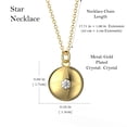 thumbnail image 3 of Collar para Mujer con Cristal Fino Swarovski en forma de Star– Bañado en Oro 14k- Collar Elegante y Brillante-Collares de Mujer de Moda- Joyería para Mujer de Moda- Regalo especial Ortiz Espinosa Temporada, 3 of 5
