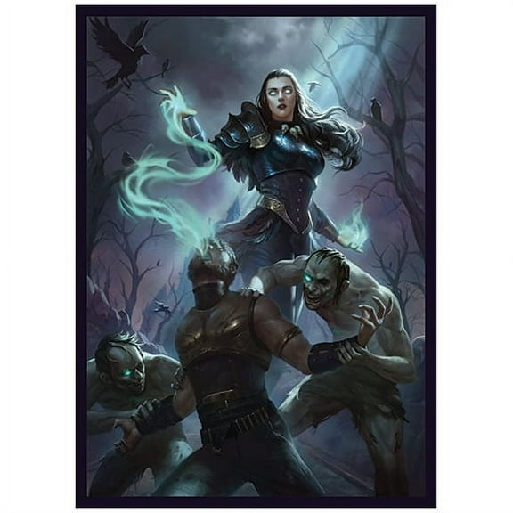 Fantasy North - Venomskull - The Risen Plague - 100 Smooth Matte Tcg Trading Card Sleeves - Fits Magic Mtg Commander Pokemon And Other Card Games - Playing Card Sleeves