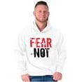 thumbnail image 3 of Fear Not Paint Splatter Christian Hoodie Sweatshirt Women Men Brisco Brands S, 3 of 6