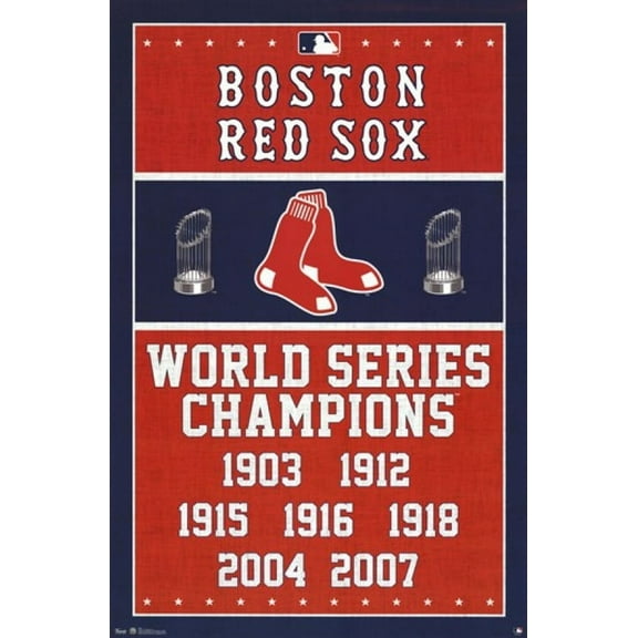 Red Sox - Champions 13 Poster Print (24 x 36)