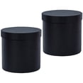 thumbnail image 4 of SHISUYAN 2pcs Floral Arrangements Flower Box Round Box for Proposal Wedding Birthday, 4 of 9