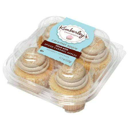 Kimberley's Bakeshoppe Caramel Apple Cupcakes, 4 count, 11.7 oz