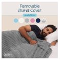 thumbnail image 4 of Bennium Weighted Blanket for Adults - 20 LB King Size Heavy Blanket for Cooling & Heating - 100% Cotton Big Blanket w/ Glass Beads, Machine Washable Blankets - 86"x92", Grey, 4 of 9