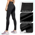 thumbnail image 4 of Leggings 2pcs Women Yoga Pants With Pockets Quick Dry High Waist Workout Leggings Running Pants, 4 of 7