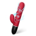 thumbnail image 3 of 10 Vibraion Modes Soft Silicone G Spot Vibrator, Dual Motor Rechargeable Couple Vibrator Adult Sex Toy For Women-Red, 3 of 8