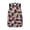 Black Pug Donut Pattern, variant on Trendy Backpack with Snow Leopard Print - Great for Daily Commute, School and Outdoor Travel