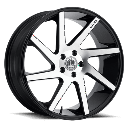 LUXXX Alloys Alloy Rims LUX8 20X8.5 5X112  38 73.1 Gloss Black Machined Face