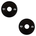 thumbnail image 2 of Las placas de peso accesorias de 2 piezas se adaptan a las barras de 5 cm para gimnasios en casa multifuncional 125 kg Negro, 2 of 8
