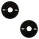 thumbnail image 2 of 2 discos de pesas para barras de 5 cm, con ranuras en el interior, accesorios compactos. 125 kg Negro, 2 of 9