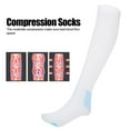 thumbnail image 3 of Socks Compression Knee High Socks Varicose Veins Socks With Inspect Toe HoleWhite L, 3 of 8