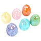 thumbnail image 5 of 6 piezas Pequeños huevos de Pascua de espuma de lentejuelas de 6x4 cm Color variado de huevos de pájaros artificiales adornos para bricolaje de nido, 5 of 8