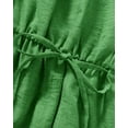 thumbnail image 5 of ZOELNIC Women's Sleeveless Jumpsuit - Spaghetti Strap Casual Romper with Drawstring, Summer Vacation & Resort Outfit, XL, 5 of 8