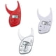 thumbnail image 2 of Calibrador de grasa corporal con clip, herramienta para medir grasa, medidor de grasa corporal, pantalla LCD, analizador de grasa, color rojo, 2 of 7