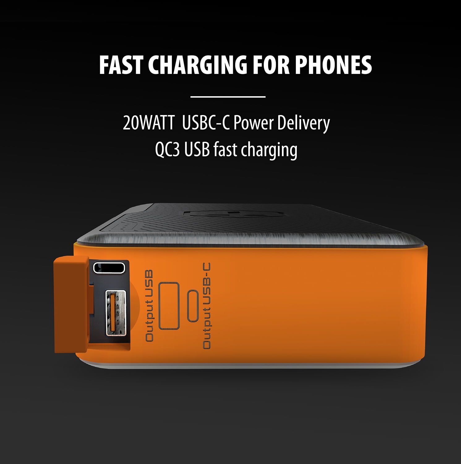 ToughTested MOAB 65 40,000mAh Rugged Power Bank with 65W & 20W Dual USB-C PD, USB-A QC3.0, IP64 Weatherproof, Pass-Through Charging & 5-Year Warranty for Laptops, Smartphones, Travel & Outdoor Use