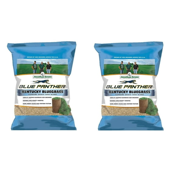 Jonathan Green Blue Panther Kentucky Bluegrass Supreme Seed Blend, 25lb Pack of 2