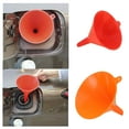 thumbnail image 2 of 2 Sets/8PCS Plastic Funnels Gasoline Kerosene Liquid Funnels for Kitchen Car Automobile (Random Color), 2 of 9