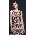thumbnail image 3 of Bimba Floral Ladies Round Neck Sleeveless Long Tank Casual Maxi PrintÂ&nbsp;Dress-XXX-Large, 3 of 6