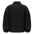 thumbnail image 2 of YONGHS Kids Boys Medieval Pirates Tops Shirts Renaissance Retro Pullover Lace up Halloween Costume Black 3-4, 2 of 5