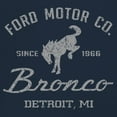 thumbnail image 3 of Ford Motor Co Bronco Detroit MI Long Sleeve T-shirt Vintage Truck Since 1966 4x4 Off Road Adventure Classic Car Fan, 3 of 7