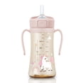 thumbnail image 2 of Sippy Cup GROSIMI con tapa abatible, a prueba de derrames, PPSU, 300 ml, unicornio, 2 of 5
