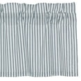 thumbnail image 3 of VHC Brands Sawyer Mill Blue Valance Lined Farmhouse Stripe for Kitchen or Dining Room Windows 16x60 Curtain, 3 of 9