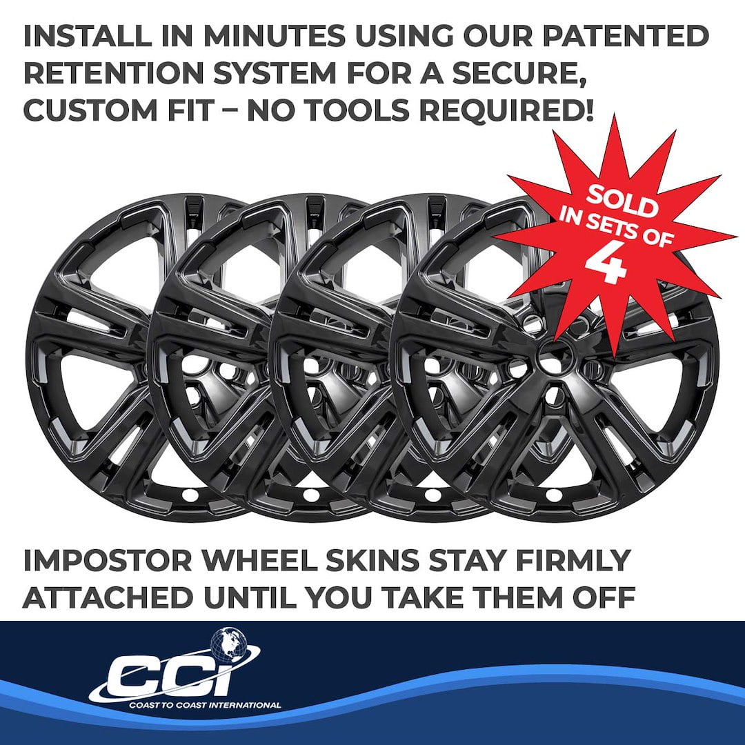Coast To Coast IWCIMP417BLK IMPOSTOR ® WHEEL COVER