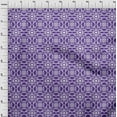 thumbnail image 4 of oneOone Polyester Spandex Violet Fabric Asian Block Floral Sewing Craft Projects Fabric Prints By Yard 56 Inch Wide, 4 of 4