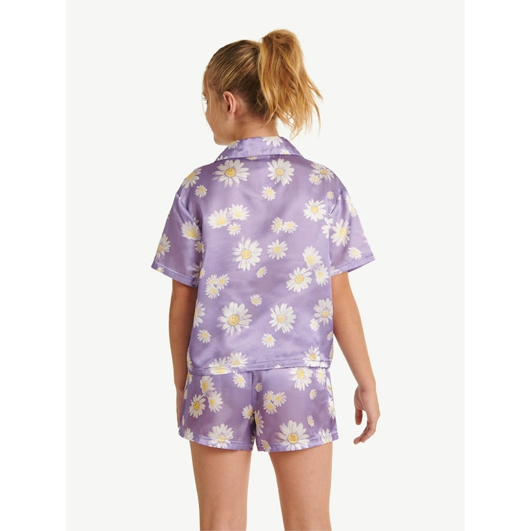 Justice silk pajamas hotsell